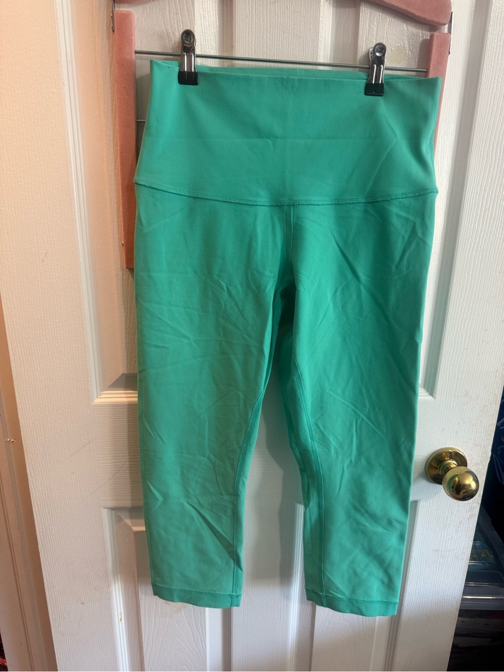 lululemon athletica Aqua Cropped High-Rise Leggings